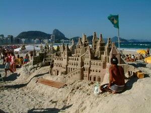 Zandkasteer Copacabana